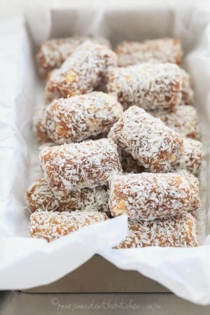 Cashew Coconut Date Rolls (Paleo, Vegan)