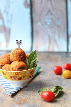 Cheese and Tomato Quinoa Balls