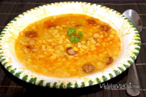 Chorizo Split Pea Soup