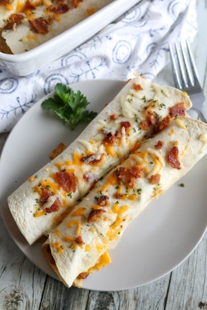 Healthy Low Carb Breakfast Burritos