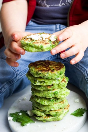 Pea fritters