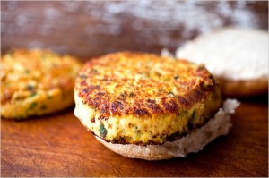 White bean patties
