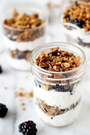 Yogurt Parfaits with Homemade Granola